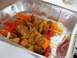  Jerk Chicken and Mango kerbabs
