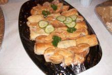Home cooked sausage rolls