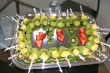 Fresh Fruit kebabs