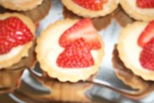Home-made strawberry tart